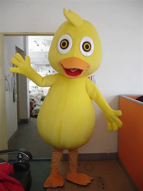 Hot Sale Professional Mascot Costume Adult Size Fancy Dress Cute Yellow