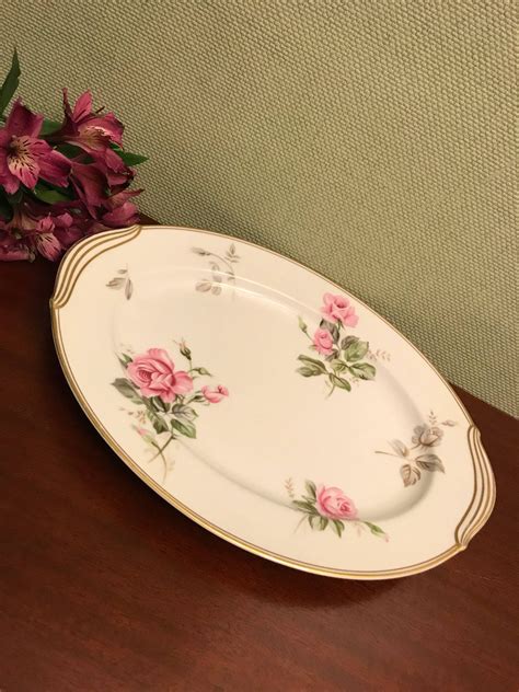 Vintage Rose Platter Noritake Rosa 5460 Pattern Platter Noritake Rosa