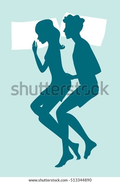 Man Woman Sleeping Position Sex Relations Stock Vector Royalty Free 513344890 Shutterstock