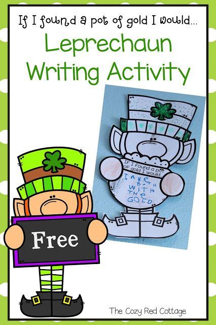Leprechaun Writing Activity Writing Activities Writing Crafts Leprechaun Activities