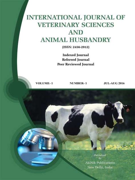 All manuscripts are subjected to rapid peer review process and those of high quality (which are not. Buy International Journal of Veterinary Sciences and ...