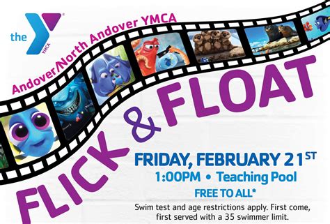 Flick And Float At The Andovernorth Andover Ymca Merrimack Valley Ymca