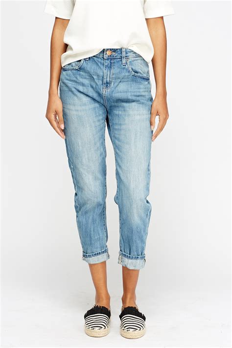 Denim Blue Boyfriend Jeans Just 7