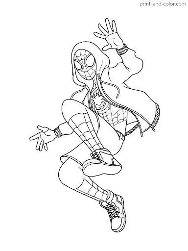 Check out this fantastic collection of miles morales wallpapers, with 62 miles morales background images for your desktop, phone or tablet. spider man miles morales coloring page - Google Search ...