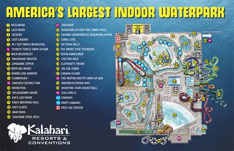 Kalahari Resort Wisconsin Dells Map