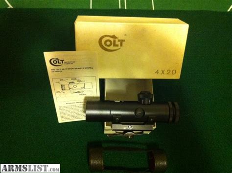 Armslist For Sale Authentic Colt 4x20 Scope