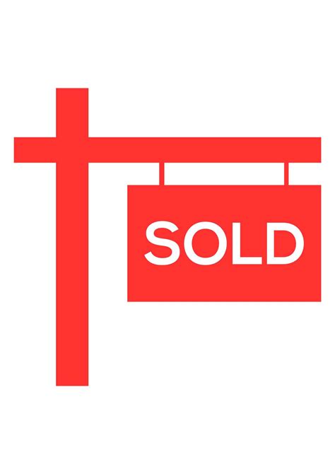 Free Printable Sold Sign Templates Pdf Word For Sale