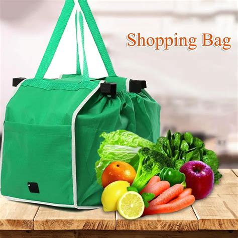 Reusable Bag Polyester Shopping Grocery Bag Foldable Portable