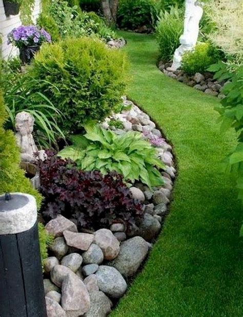 Front Yard Landscaping Ideas With Rocks And Grass