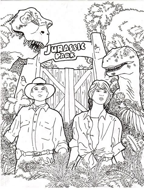 Dinosaurs from the movie jurassic world. Elegant Jurassic Park Coloring Pages 71 For In | Dinosaur ...