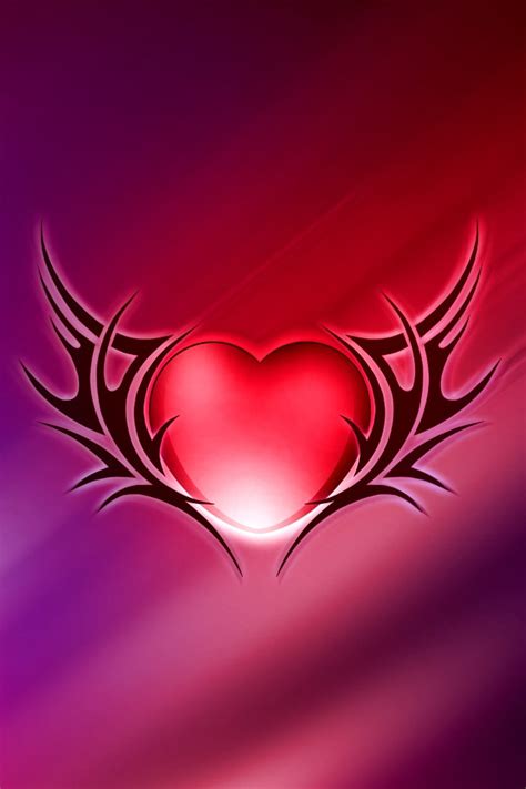 iphone 4s 4 wallpaper wings of love hd wallpapers 9to5wallpapers