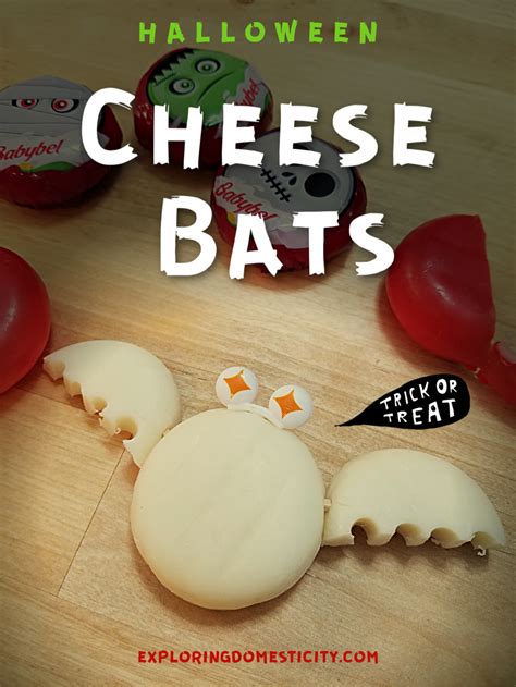 Easy Halloween Snack Cheese Bats With Mini Babybel ⋆ Exploring