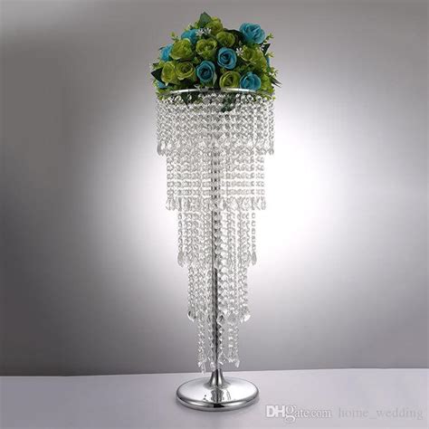 80cm Acrylic Crystal Flower Rack Wedding Centerpiece Tabletop Vase 5