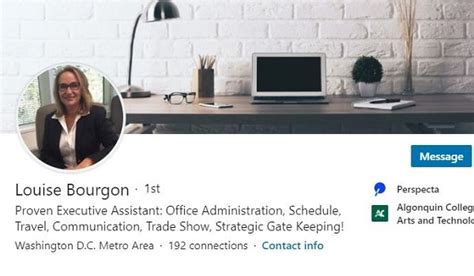 Executive Assistant Linkedin Profile Examples