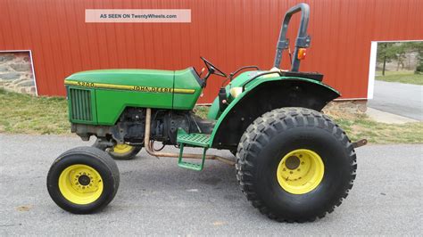 1995 John Deere 5200 Utility Tractor 46 Hp Diesel Dual Remotes Ps