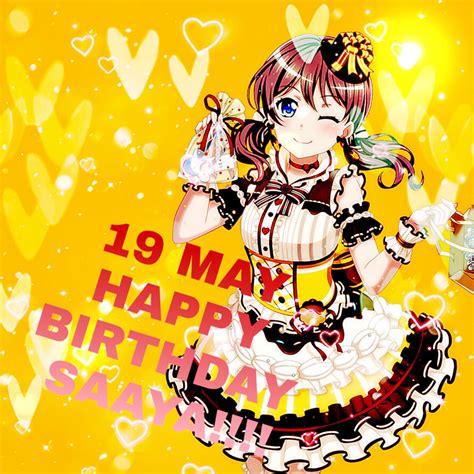 An Edit To Celebrate Saayas Birthday Happy Birthday Saaya💛💛💛💛💛