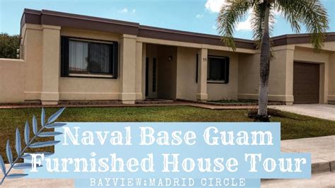 Naval Base Guam Furnished House Tour Bayview Neighborhood Youtube