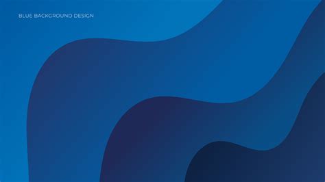Blue Abstract Curved Shape Design Vector Art At Vecteezy