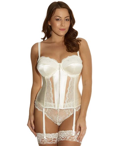 Sheer Mesh Luxe Lace Bustier Lingerie Bridal Lingerie My XXX Hot Girl
