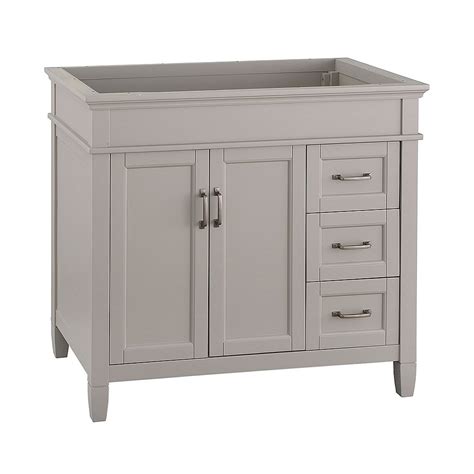 Shaker mahogany and shaker xpresso kitchen. Foremost Ashburn 36 inch Vanity Cabinet in Grey | The Home Depot Canada