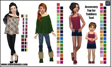 Sims 4 Nexus — Juliette A Set For Girls Go To Download Page