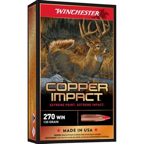 Winchester Deer Season Xp Copper Impact 270 Ammo Big 5 Sporting Goods