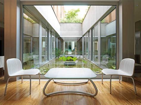 The most common outside modern chair material is polyester. Modern White Outdoor Tables and Chairs - Loto & Ninfea ...