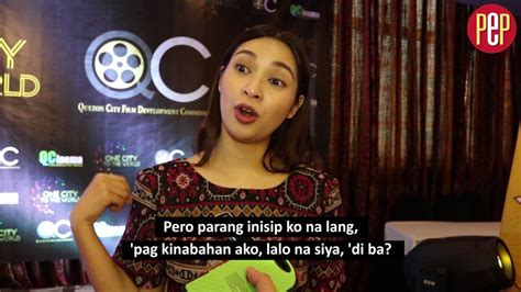 ryza cenon on how she calmed down the guy she was having a love scene with youtube