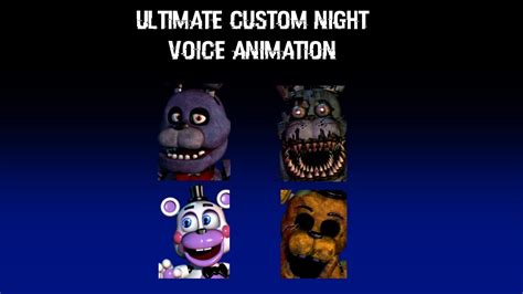 Ultimate Custom Night Voice Animation 1 Youtube