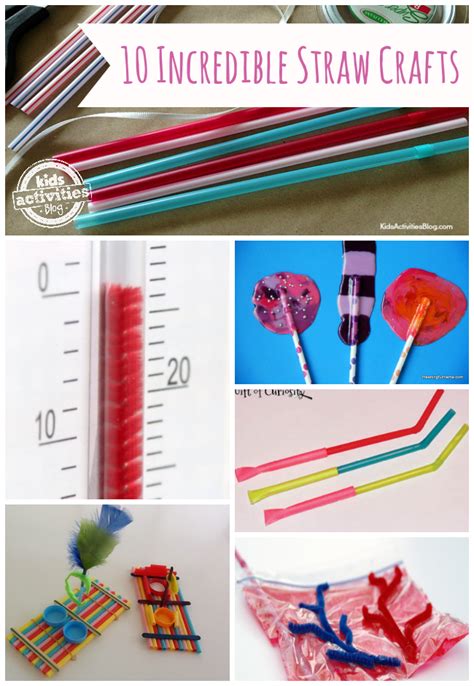 10 Incredible Straw Crafts Kids Activities Blog