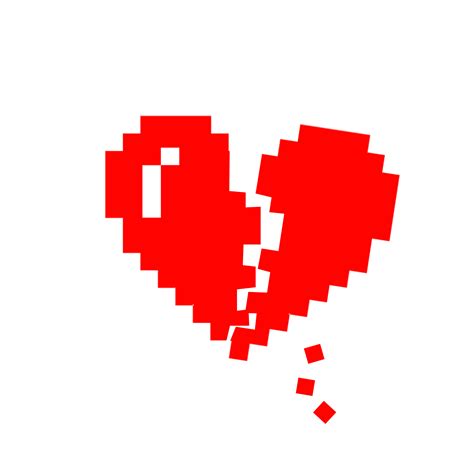 Heart Pixel Broken сердце пиксель ················