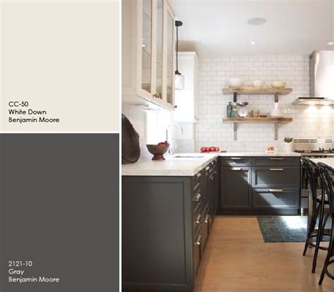 It's a bit pricey at around $70 per gallon. Multi-color kitchen cabinets charcoal-and-cream-cabinets ...
