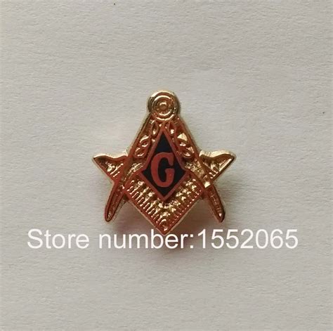 Wholesale 100pcs 11mm Blue Lodge Masonic Mason Freemasonry Lapel Pin