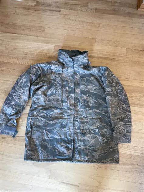 Usaf Gore Tex Parka Apecs Military Digital Camo Jacket W Hood Large