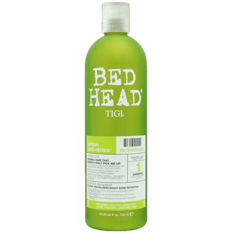 Tigi Bed Head Urban Antidotes Re Energize Shampoo Damage Level Ml