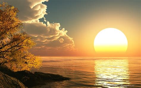 Картинки закат солнца на морском горизонте горизонт закат солнце