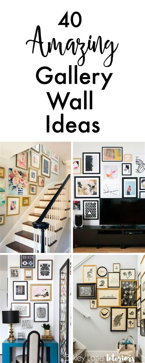 40 Gallery Wall Ideas Birkley Lane Interiors All Things Home