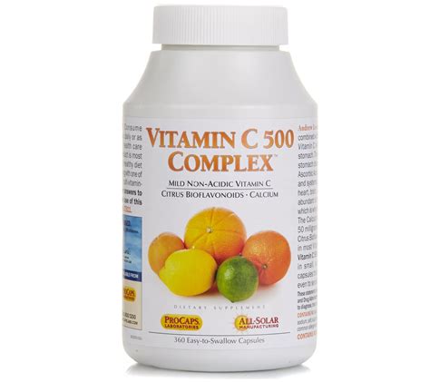 Andrew Lessman Vitamin C 500 Complex 360 Capsules - QVC.com