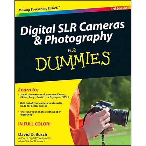 Wiley Publications Book Digital Slr Cameras And 978 0 470 46606 3