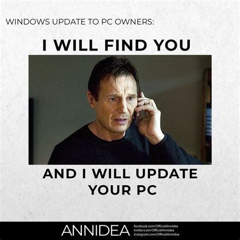 When Youve Been Avoiding Your Updates So Windows Finally Hunts You 😂 Finding Yourself Memes