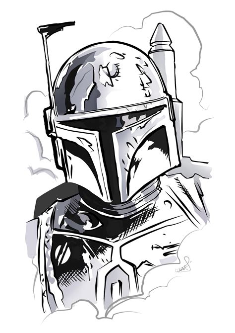 How To Draw Boba Fett At How To Draw
