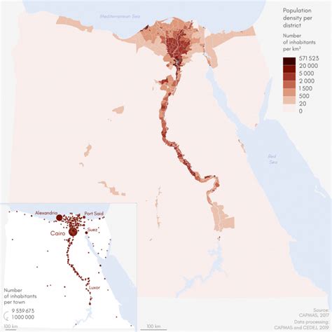 an atlas of contemporary egypt population distribution follow the nile cnrs Éditions