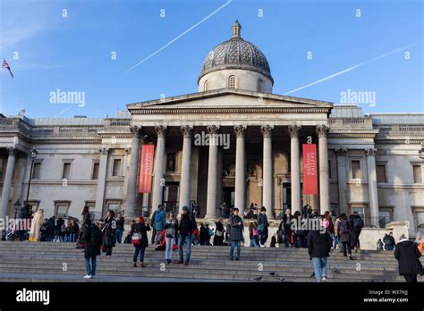 National Gallery Is A British Art Museum In Trafalgar Square London