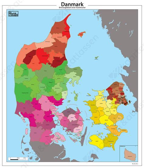 Het reisadvies voor denemarken van het nederlandse ministerie van buitenlandse zaken. Digitale Gemeente kaart van Denemarken 6 | Kaarten en Atlassen.nl