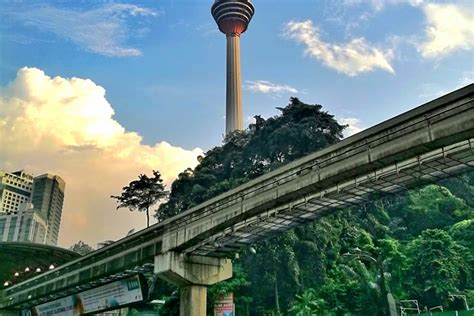 Bukit Nanas Monorail Station Near Landmark Kuala Lumpur Tower Klia2 Info