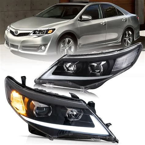 12 14 Toyota Camry Regular Models Vland Projector Headlights