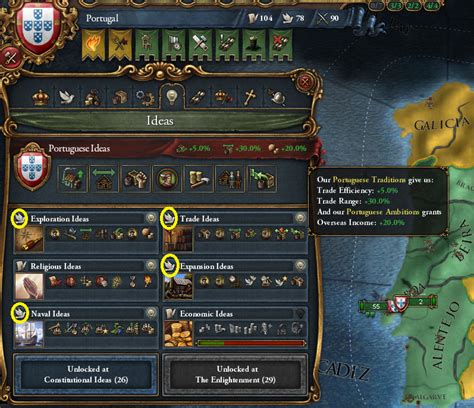 An eu4 1.30 portugal guide focusing on the early wars against morocco and castille, as well as the colonization of the new. Steam Community :: Guide :: Trade and Colonization: A ...