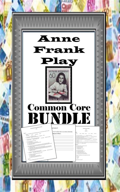 Frank is reading anne\'s diary aloud, his voice gradually fades out and hers takes over d a narrator informs the. Diary of Anne Frank Play Unit | Anne frank, 100 days of ...