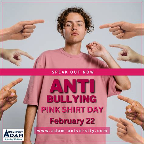 February 22 Anti Bullying Pink Shirt Day School Of Medicine