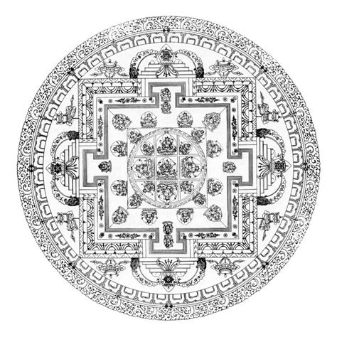 Mandala coloring pages printable hard. Buddhist Mandala Coloring Pages - Coloring Home